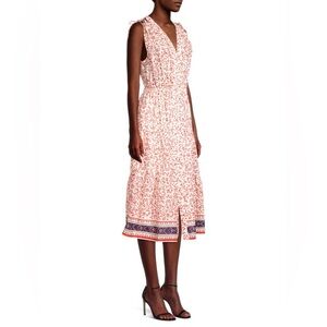 Birds of Paradise Rae A-Line Floral Midi Dress | Size L